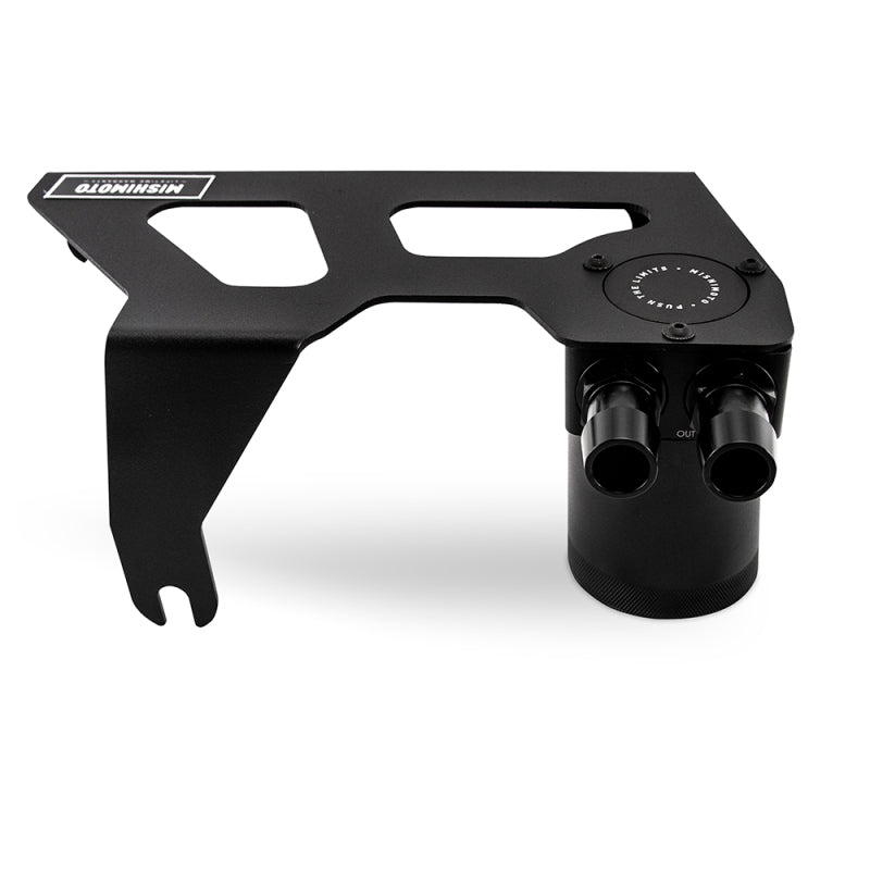 Mishimoto 07-11 Jeep Wrangler JK Baffled Oil Catch Can - Black - MMBCC-WR6-07PBE2