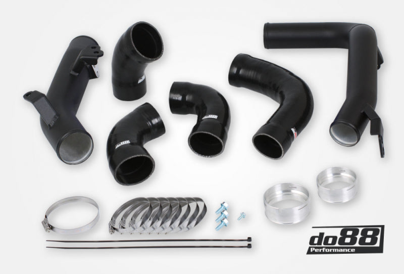 do88 Volvo S60 V60 XC60 V90 S90 XC90 SPA Pressure Pipes Petrol do88 Intercooler Black Hoses - TR-260-P-DO88-S