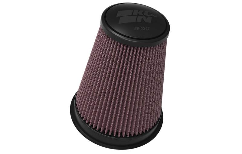 K&N Universal Air Filter 4in Flg 8-1/2in B 5in T 10-1/2in H Gen 3 - RU-5342