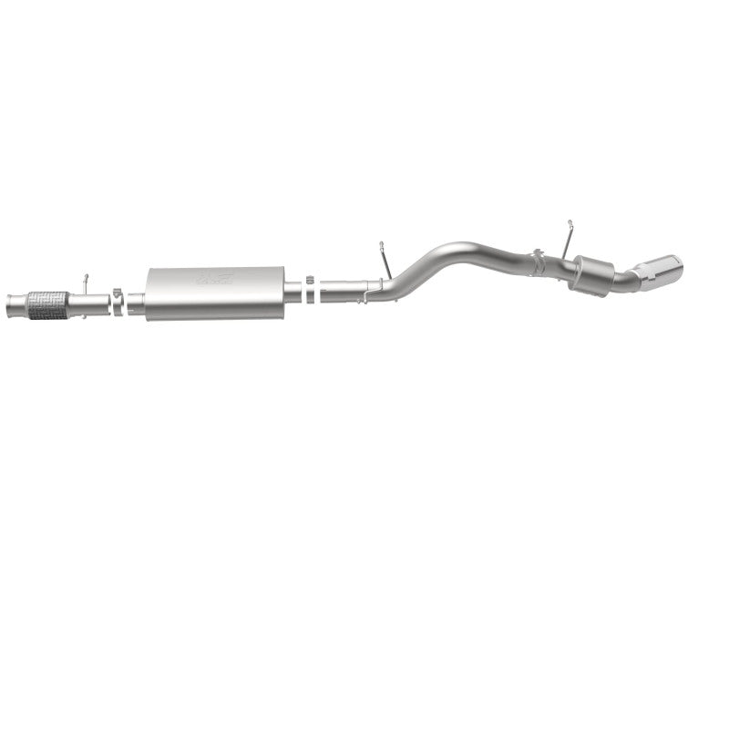 MagnaFlow MF Series SS Cat-Back Exhaust Single Passenger Side Rear Exit 2015 Cadillac Escalade - 19177