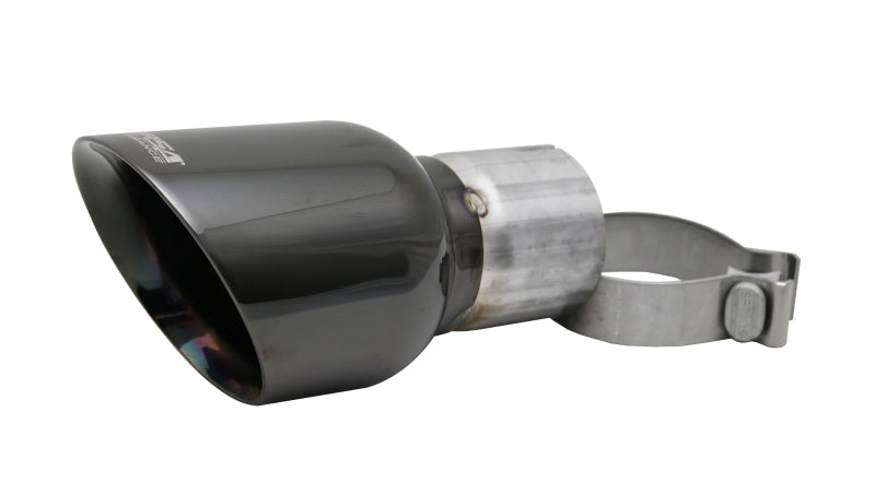 Corsa 2009-2019 Single Universal 3.0in Inlet / 4.5in Outlet Black PVD Pro-Series Tip Kit - TK009BLK