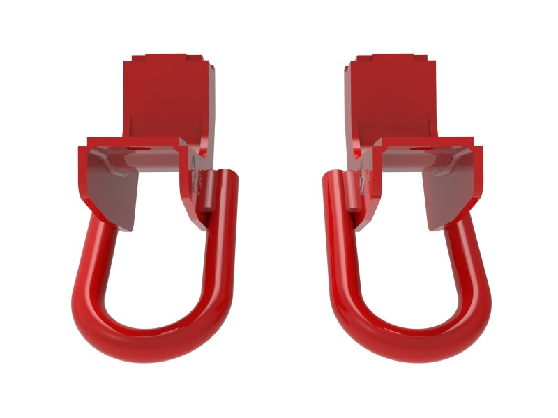 aFe Front Tow Hook Red 2022 Toyota Tundra 3.5L V6 - 450-72T001-R