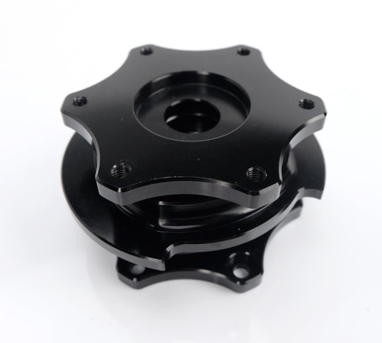 NRG Quick Release SFI SPEC 42.1 - Shiny Black Body / Shiny Black Ring - SRK-R200BK-BK