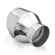 Load image into Gallery viewer, Stainless Works Conical Double Wall Slash Cut Exhaust Tip - 5in Body 3in Inlet 6-1/4in length - 787300