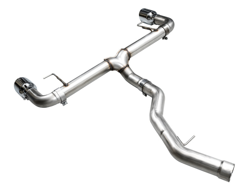 AWE Tuning 19-23 BMW 330i / 21-23 BMW 430i Base G2X Track Edition Axle-Back Exhaust - Chrome Silver - 3020-32429