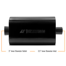 Load image into Gallery viewer, Mishimoto Muffler with 2.5in Center Inlet/Outlet - Angled Tip - Black - MMEXH-MF-AT-25CCBK