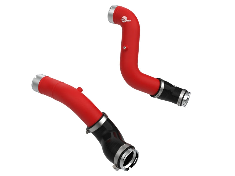 aFe 23-25 GM Colorado/Canyon L4-2.7L (t) BladeRunner Aluminum Hot & Cold Charge Pipe Kit - Red - 46-20744-R