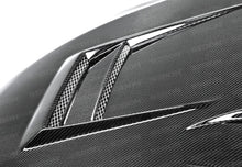Load image into Gallery viewer, Seibon 08-12 Mitsubishi Lancer Evo X DV-Style Carbon Fiber Hood - HD0809MITEVOX-DV