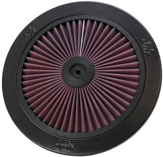 K&N X-Stream Top Filter Only 11in - Black - 66-1101