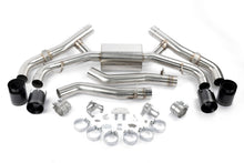 Load image into Gallery viewer, Dinan 20-26 BMW X5 M/X6 M (F95/F96) Valved Axleback Exhaust System - Black Tips - D660-0090-BLK
