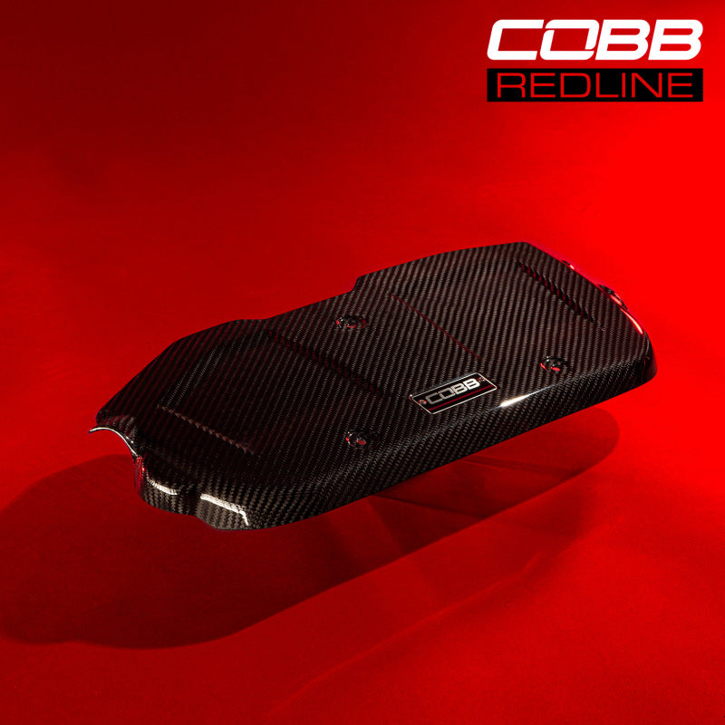 Cobb 15-21 Subaru WRX Redline Carbon Fiber Engine Cover - Gloss Finish - 442605