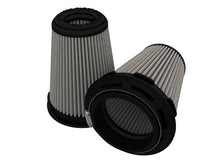 Load image into Gallery viewer, aFe MagnumFLOW Pro DRY S Air Filter 3-1/2in F x 5in B x 3-1/2in T x 6in H (Pair) - 20-91202DM