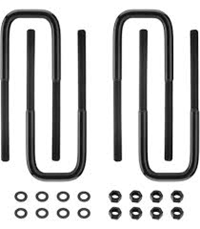 Fabtech Square U-Bolt Kit - 9/16-18 x 10.50 x 3.00 - FTS350UBK