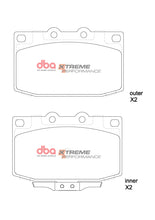Load image into Gallery viewer, DBA 86-95 Mazda RX-7 (5 Lug) XP Performance Front Brake Pads - DB416XP