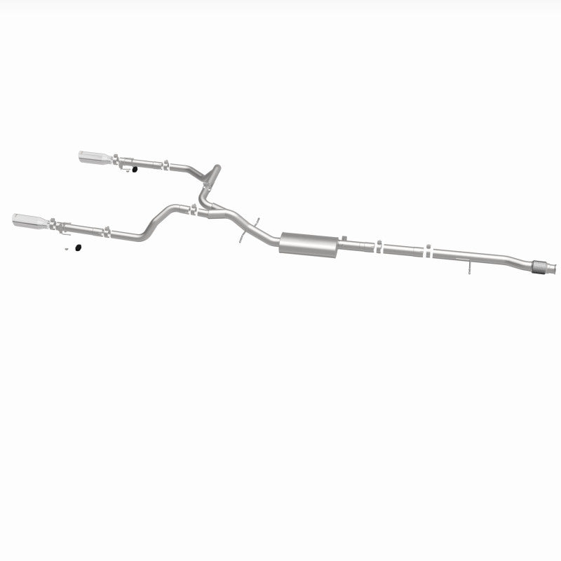 MagnaFlow 2019 Chevy Silverado 1500 V8 5.3L/V6 4.3 Street Series Dual Exit Exhaust w/ Polished Tips - 19471