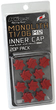 Load image into Gallery viewer, Project Kics M12 Monolith Cap - Red (Only Works For M12 Monolith Lugs) - 20 Pcs - WCMF1R