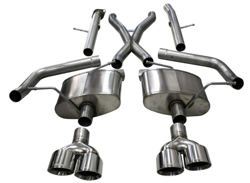 Corsa 18-21 Jeep Grand Cherokee TrackHawk 6.2L Xtreme Cat-Back Dual Rear Exit w/4.5in Polished Tips - 21052