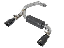 Load image into Gallery viewer, aFe Takeda 3in 304 SS Axle-Back Exhaust System w/ Black Tip 16-18 Ford Focus RS 2.3L (t) - 49-33104-B