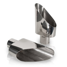Load image into Gallery viewer, Stainless Works Big Oval Truck Side Tips - 2.50in ID Inlet (priced per pair) - 782250