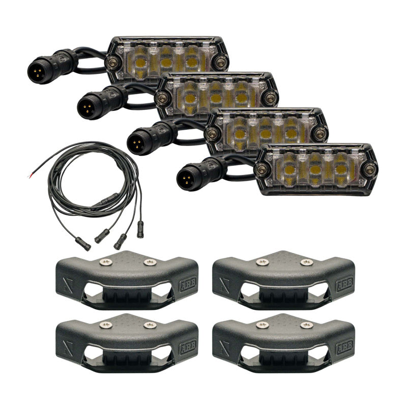 ARB Nacho Nano BASE Rack Corner Cap 4-Light Kit - V5AR2