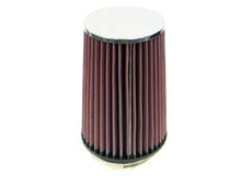 Load image into Gallery viewer, K&amp;N Universal Chrome Filter 3 1/2 inch FLG / 5 1/2 inch Bottom / 4 1/2 inch Top / 8 inch Height - RC-4760