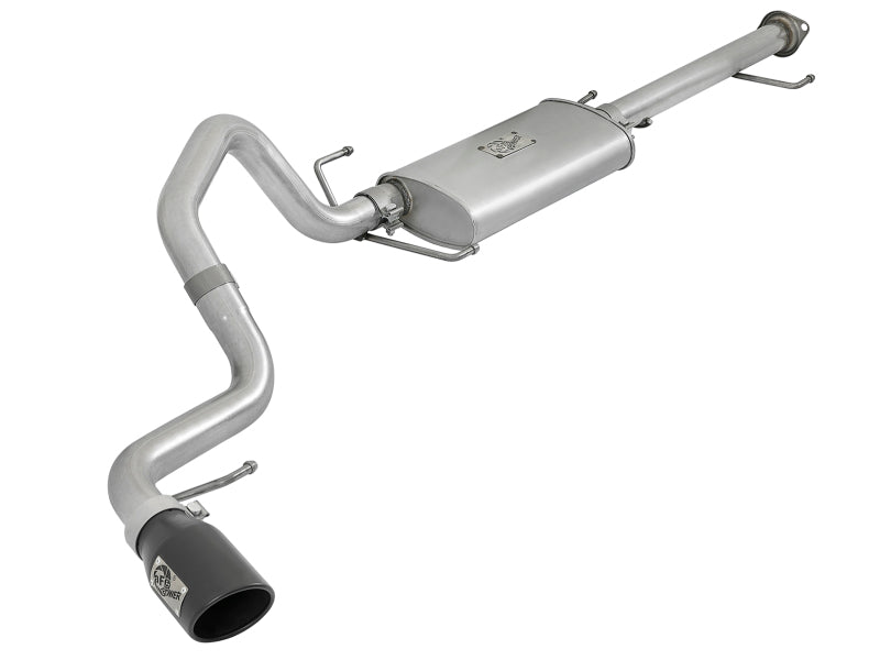 aFe Scorpion 2-1/2in Aluminized Steel Cat-Back Exhaust w/ Black Tips 07-17 Toyota FJ Cruiser V6 4.0L - 49-06039-B