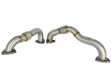 Load image into Gallery viewer, aFe Twisted Steel Power Package Up-Pipes / Manifold 08-10 Ford Diesel Trucks V8 6.4L (td) - 48-33016-PK