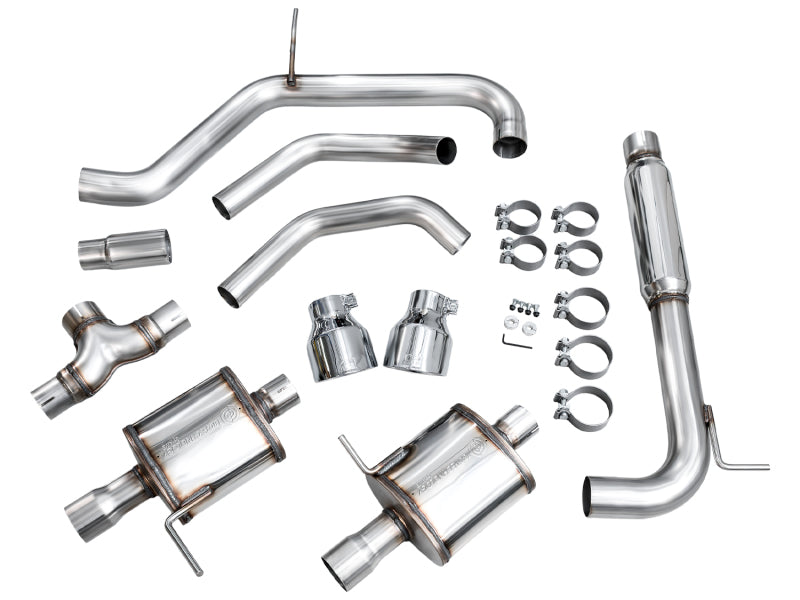 AWE Tuning 22-25 Volkswagen Jetta GLI Touring Edition Exhaust - Chrome Silver Tips - 3015-32275