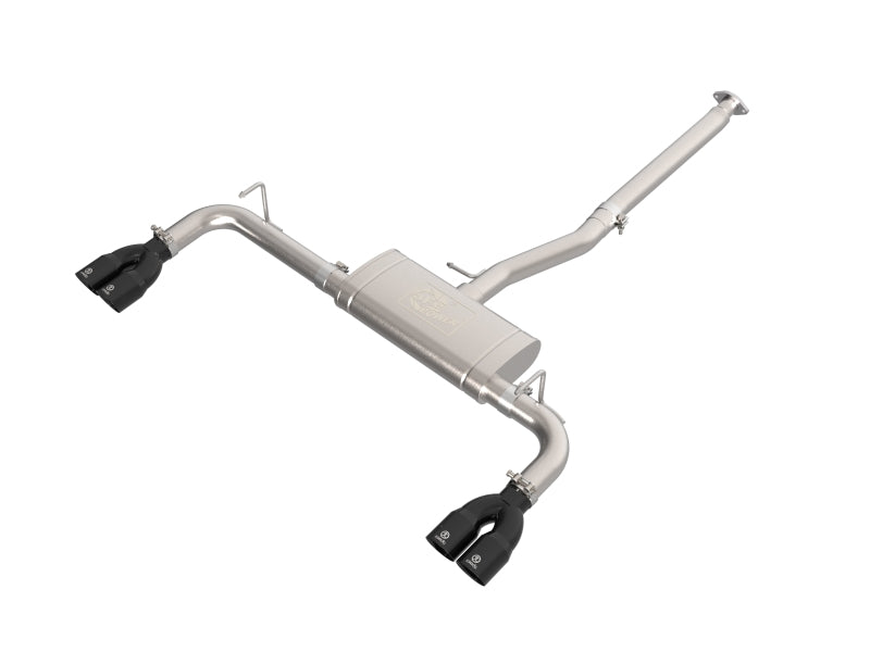 aFe 22-25 Lexus NX250 2.5L SS-304 Cat-Back Exhaust w/ Black Tips - 49-36084-B