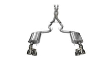 Load image into Gallery viewer, Corsa 2015-2017 Ford Mustang GT 5.0 3in Cat Back Exhaust Polish Quad Tips (Sport) - 14337