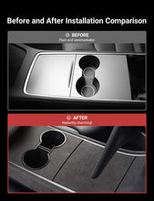 Load image into Gallery viewer, Alcantara Central Control Panel Sticker for Tesla Model 3 (17-20)