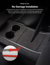 Load image into Gallery viewer, Alcantara Central Control Panel Sticker for Tesla Model 3 (17-20)