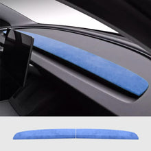 Load image into Gallery viewer, Alcantara Spliced Dash Trim for Tesla Model 3 Highland / Model Y Juniper (2PCS)