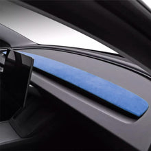 Load image into Gallery viewer, Alcantara Spliced Dash Trim for Tesla Model 3 Highland / Model Y Juniper (2PCS)