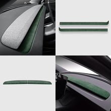 Load image into Gallery viewer, Alcantara Spliced Dash Trim for Tesla Model 3 Highland / Model Y Juniper (2PCS)