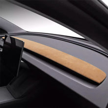 Load image into Gallery viewer, Alcantara Spliced Dash Trim for Tesla Model 3 Highland / Model Y Juniper (2PCS)