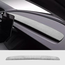 Load image into Gallery viewer, Alcantara Spliced Dash Trim for Tesla Model 3 Highland / Model Y Juniper (2PCS)