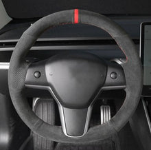 Load image into Gallery viewer, TESERY Alcantara Steering Wheel Cover for Model 3 / Y