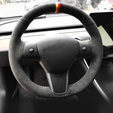 Load image into Gallery viewer, TESERY Alcantara Steering Wheel Cover for Model 3 / Y