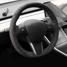 Load image into Gallery viewer, TESERY Alcantara Steering Wheel Cover for Model 3 / Y