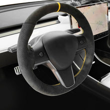 Load image into Gallery viewer, TESERY Alcantara Steering Wheel Cover for Model 3 / Y