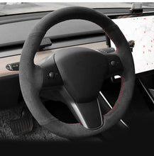 Load image into Gallery viewer, TESERY Alcantara Steering Wheel Cover for Model 3 / Y