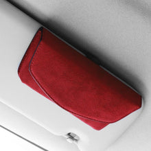 Load image into Gallery viewer, Alcantara Sun Visor Glasses Case for Tesla