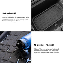 Load image into Gallery viewer, All Weather 3D Front Trunk Mat for Tesla Model Y