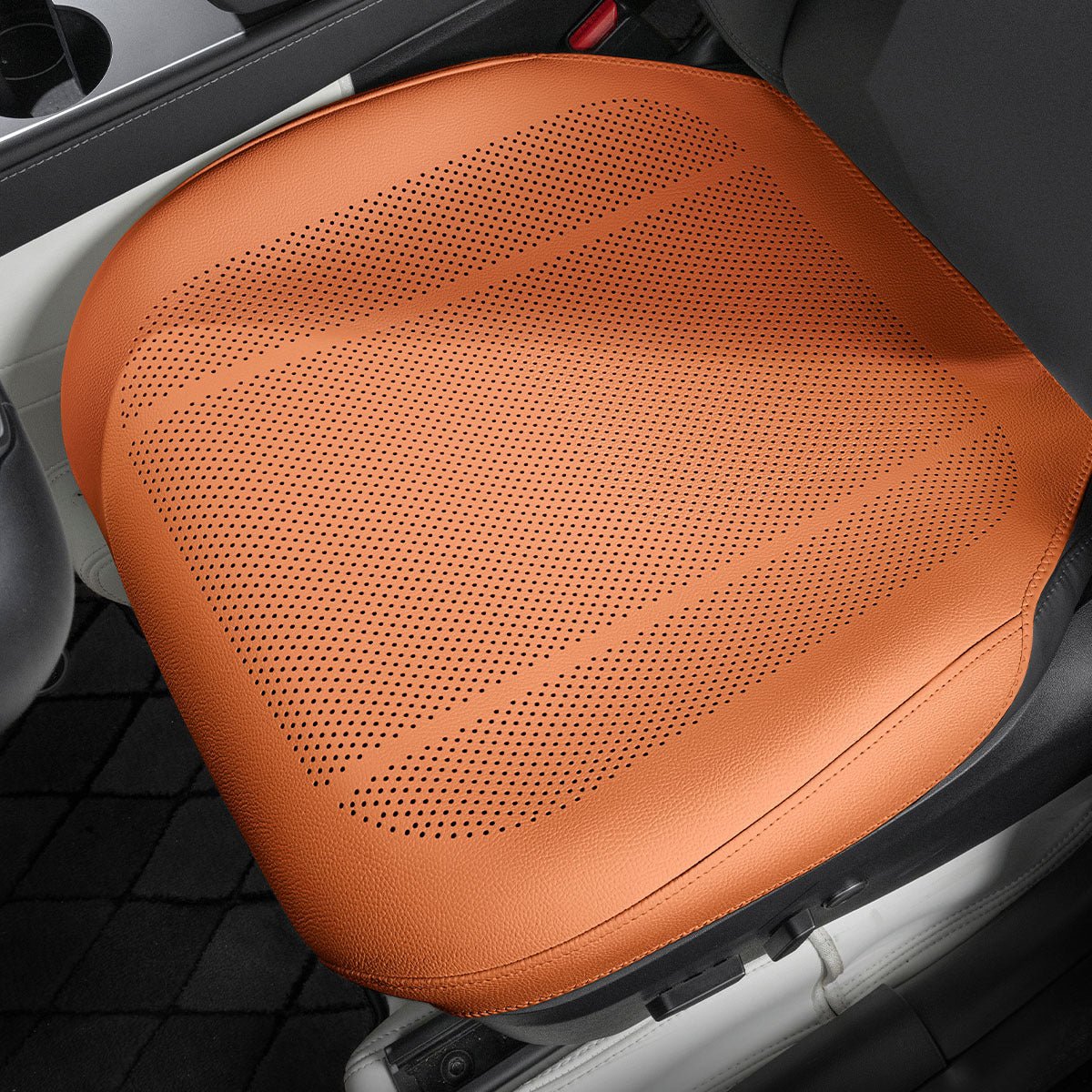 All-Wheather Nappa Leather Car Seat Covers for Tesla Model 3/Y/S/X