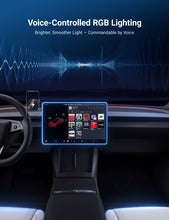 Load image into Gallery viewer, Model 3/Y Music-Synced RGB Ambient Lighting With Wireless Charging Phone Mount