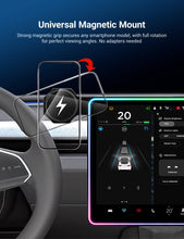 Load image into Gallery viewer, Model 3/Y Music-Synced RGB Ambient Lighting With Wireless Charging Phone Mount