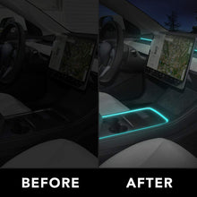 Load image into Gallery viewer, Center Console Ambient Lighting LED Strip for Model 3/Y