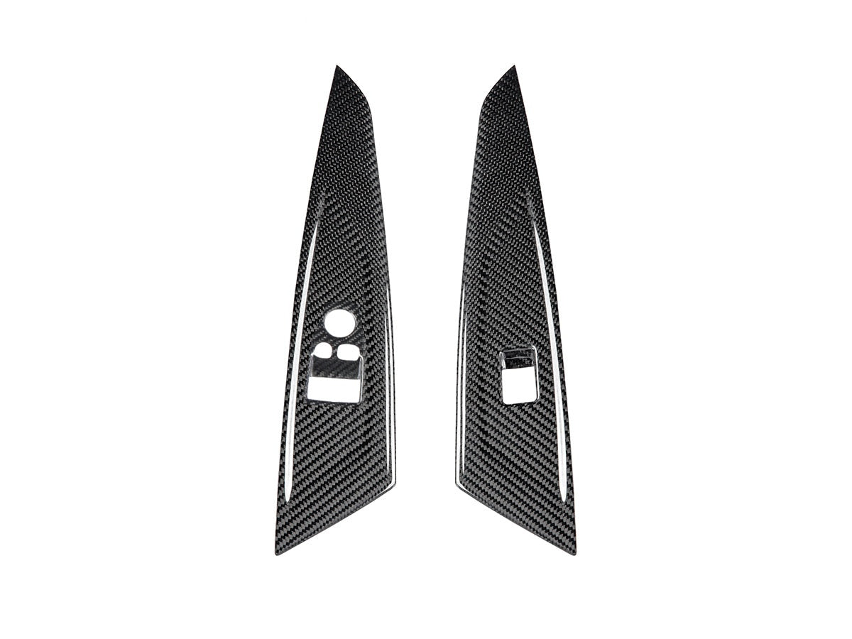 AutoTecknic Dry Carbon Window Switch Panel Trim Set - BMW G82 M4