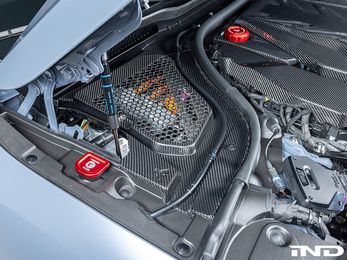AutoTecknic Dry Carbon Engine Cowl Panel Trim Set - BMW G90/ G99 M5